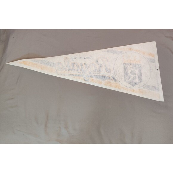 Vintage MLB Kansas City Royals Baseball Felt Pennant 12"x30" - Picture 3 of 4